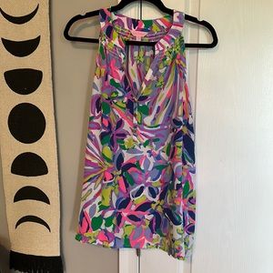 lilly pulitzer multicolored tank top blouse
